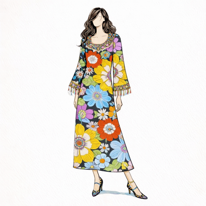 Liberty Summer in the sun (100% Silk)