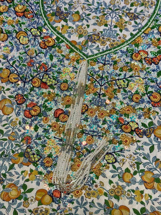 Liberty Orchard with Tassel Details