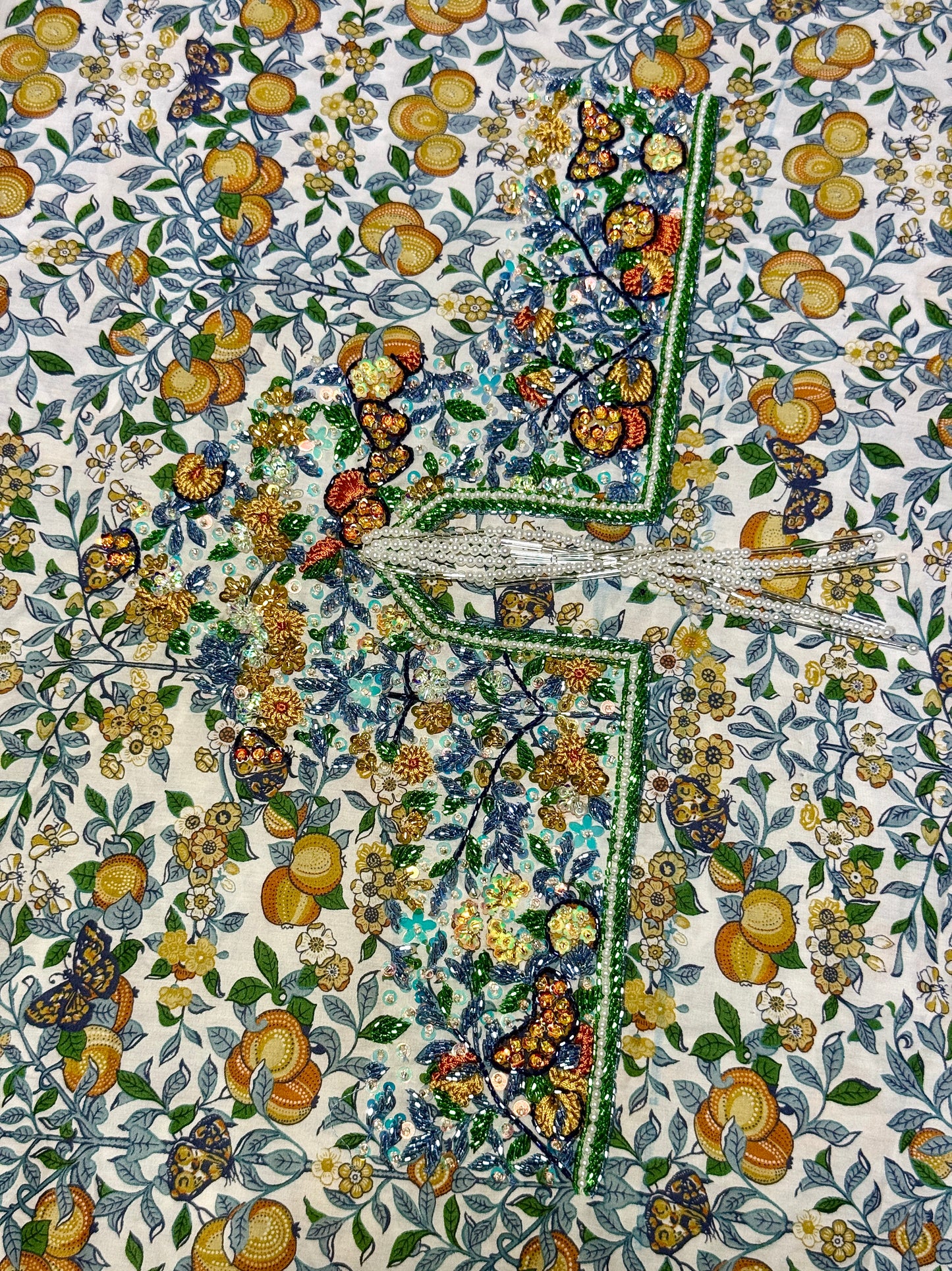 Liberty Orchard with Tassel Details