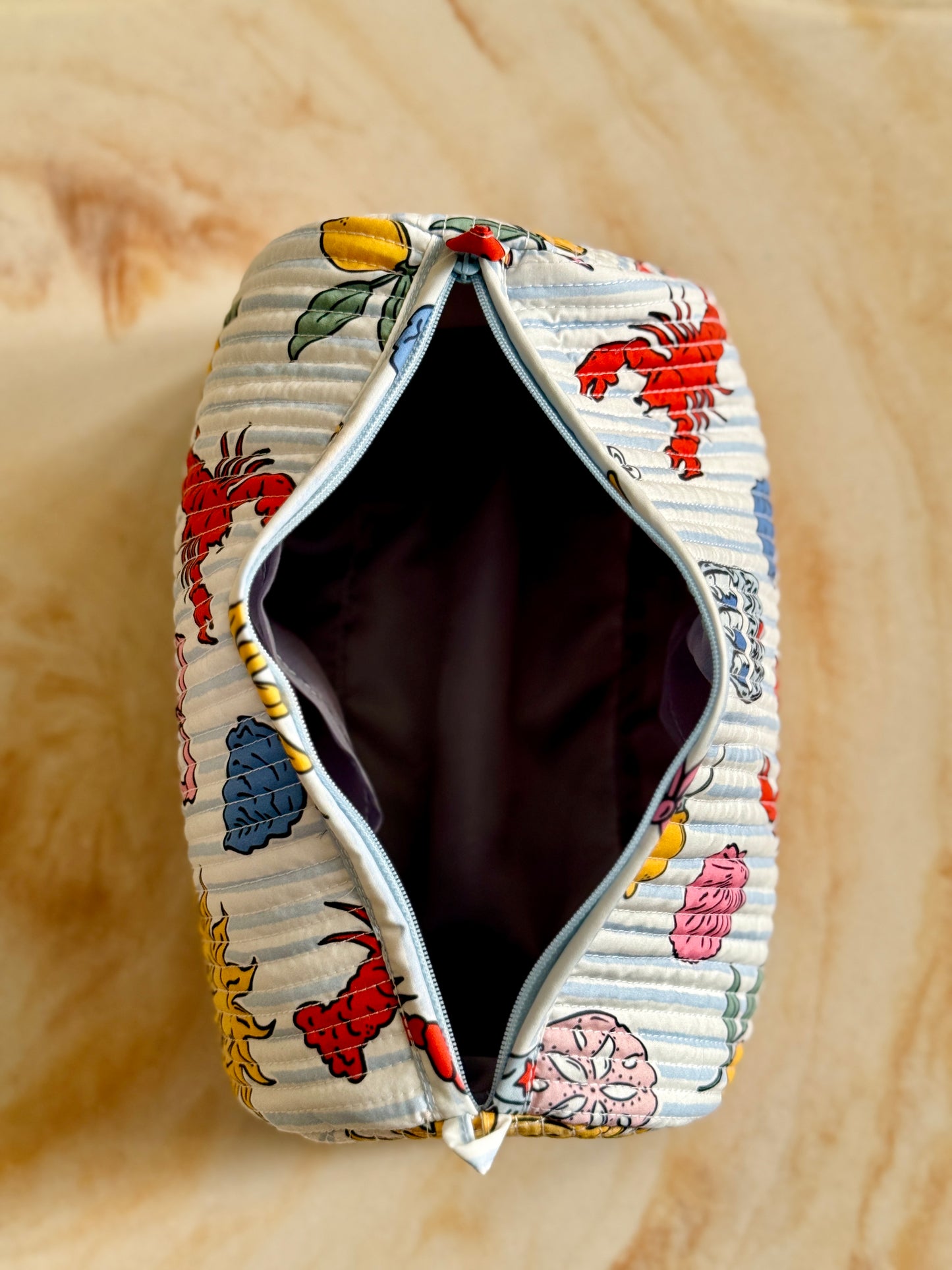 Italian Summer print beauty pouch