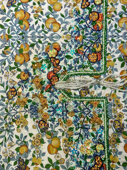 Liberty Orchard with Tassel Details