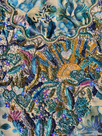 Liberty Una landscape (100% Silk)