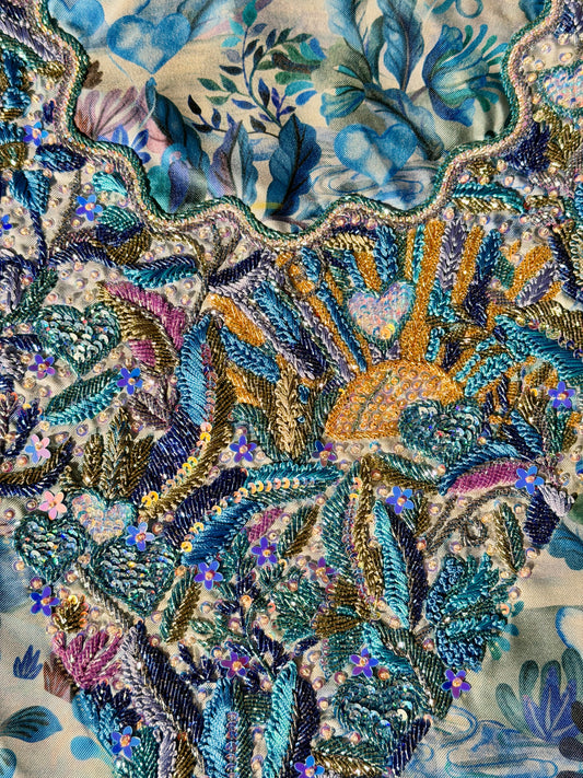 Liberty Una landscape (100% Silk)