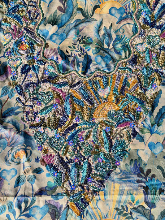 Liberty Una landscape (100% Silk)