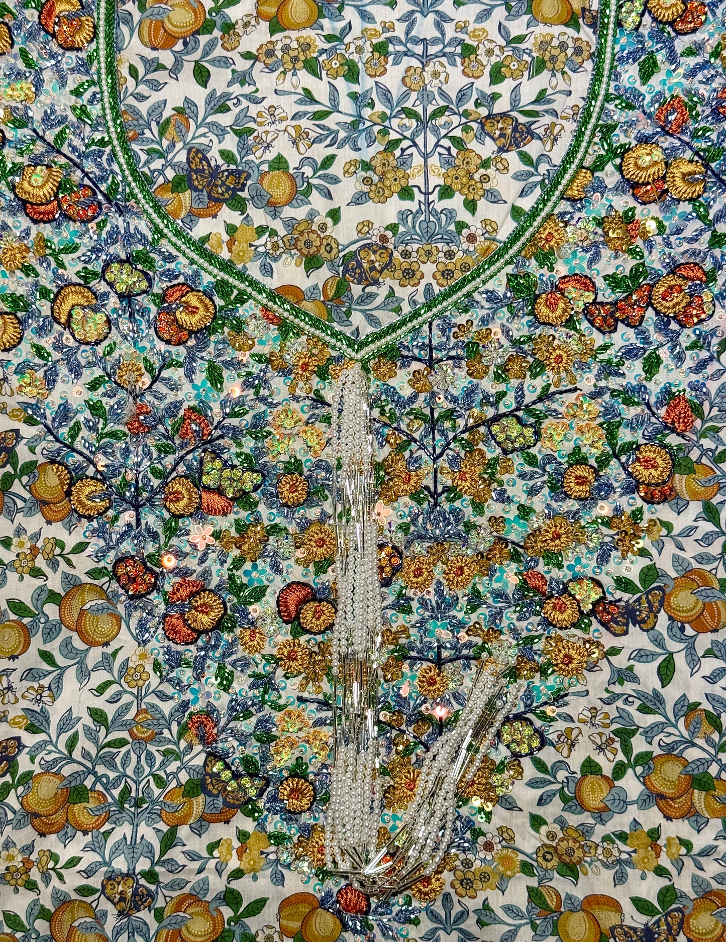 Liberty Orchard with Tassel Details