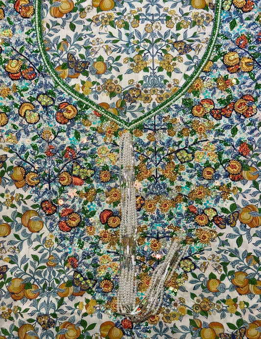 Liberty Orchard with Tassel Details